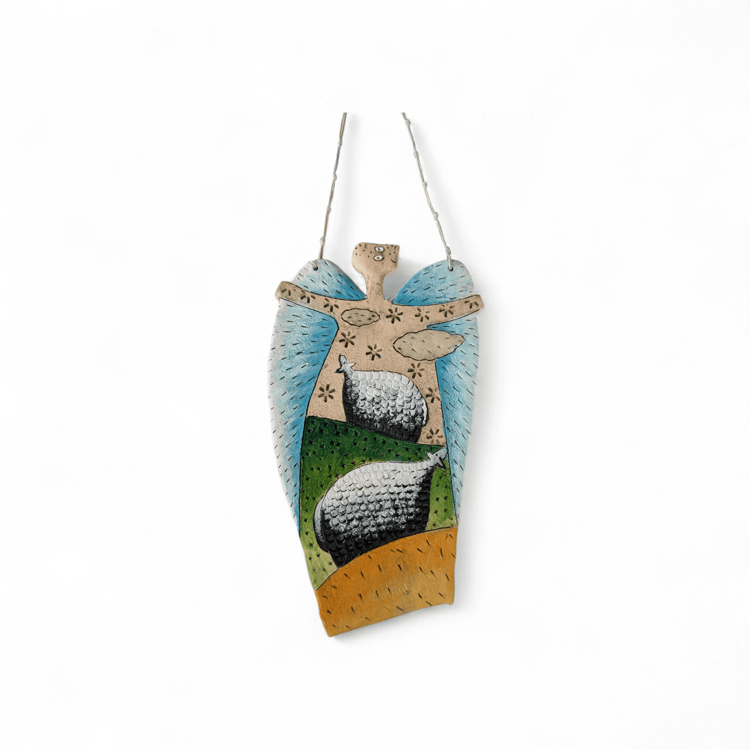 PXL_20260331_122926504.MP~2.jpg (1) Angelas iš šamotinio molio pakabinamas