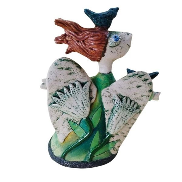 Angelas iš šamotinio molio - Image 2