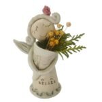 Keramikinis angelas su palinkėjimu