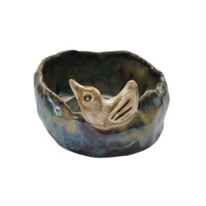 Dubenėlis su paukščiu