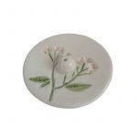 Smilkalinė su augalo įspaudu