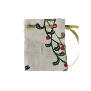 Kalėdinis medžiaginis maišelis