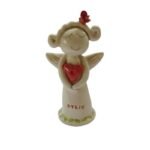 Keramikinis angelas su palinkėjimu myliu