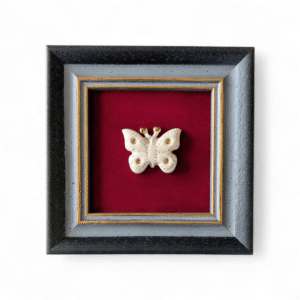 Įrėmintas keramikinis drugelis