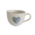 Porcelianinis puodukas širdelė