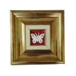 Įrėmintas keramikinis drugelis