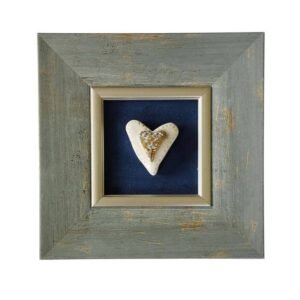 Įrėminta keramikinė širdelė